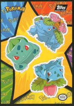 1999 Topps Pokemon the First Movie - Stickers #NNO Ash puzzle, top left Front