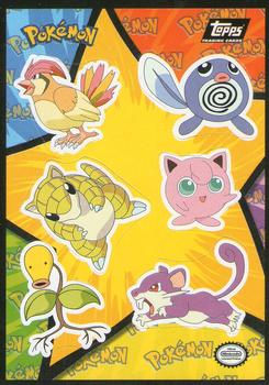 1999 Topps Pokemon the First Movie - Stickers #NNO Ash puzzle, center middle Front