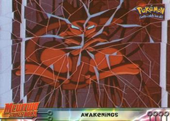 1999 Topps Pokemon the First Movie - Blue Topps Logo #2 Awakenings Front