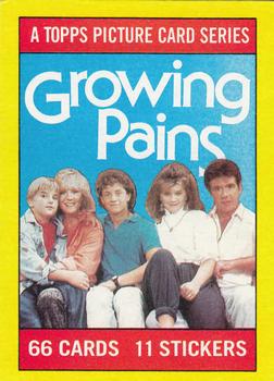 1988 Topps Growing Pains #1 Title Card Front