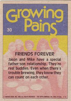 1988 Topps Growing Pains #30 Friends Forever Back
