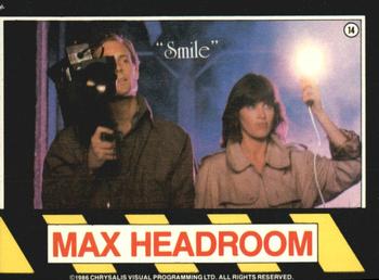 1986 Topps Max Headroom #14 