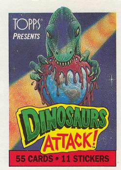 1988 Topps Dinosaurs Attack! #1 Forward Front