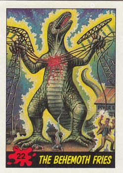 1988 Topps Dinosaurs Attack! #22 The Behemoth Fries Front