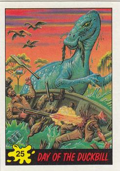 1988 Topps Dinosaurs Attack! #25 Day of the Duckbill Front