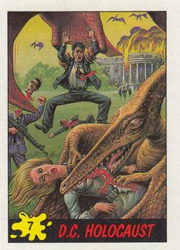 1988 Topps Dinosaurs Attack! #7 D.C. Holocaust Front