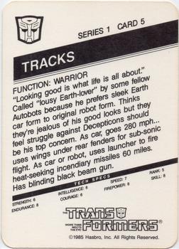 1985 Hasbro Transformers #5 Tracks Back
