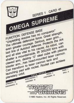1985 Hasbro Transformers #41 Omega Supreme Back