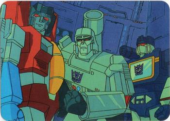 1985 Hasbro Transformers #51 Starscream Challenges Megatron Front
