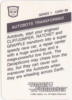 1985 Hasbro Transformers #69 Autobots Transformed Back