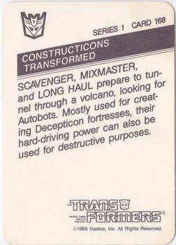 1985 Hasbro Transformers #168 Constructicons Transformed Back
