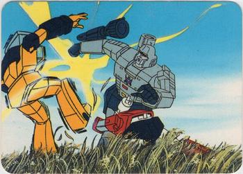 1985 Hasbro Transformers #174 Megatron Overpowers Sunstreaker Front
