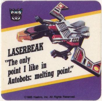 1985 Hasbro Transformers - Stickers #NNO Laserbeak Front