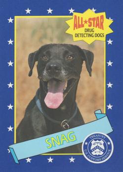 1992 Nabisco All-Star Drug Detecting Dogs #6 Snag Front