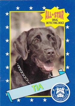 1992 Nabisco All-Star Drug Detecting Dogs #5 Tia Front