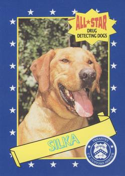 1992 Nabisco All-Star Drug Detecting Dogs #21 Silka Front
