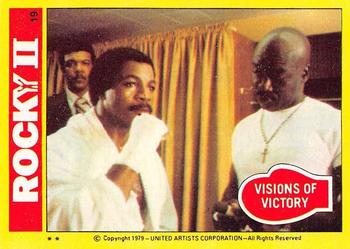 1979 Topps Rocky II #19 Visions of Victory Front