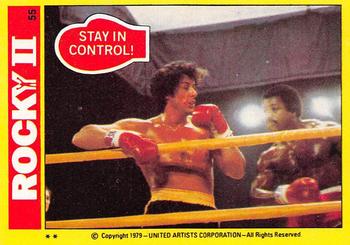 1979 Topps Rocky II #55 Stay in Control! Front