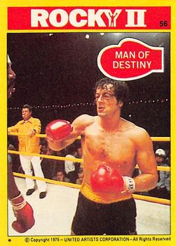 1979 Topps Rocky II #56 Man of Destiny Front