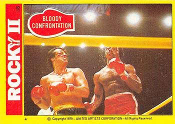 1979 Topps Rocky II #58 Bloody Confrontation Front