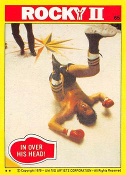 1979 Topps Rocky II #65 In Over His Head! Front