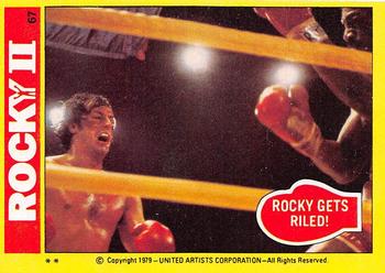 1979 Topps Rocky II #67 Rocky Gets Riled! Front