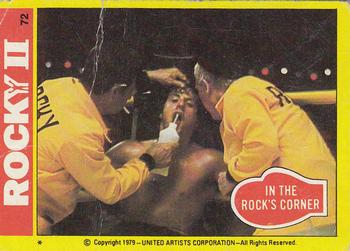1979 Topps Rocky II #72 In the Rock's Corner Front