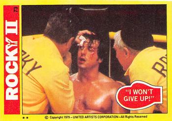 1979 Topps Rocky II #73 