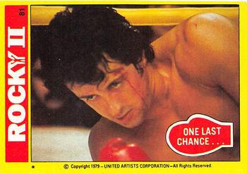 1979 Topps Rocky II #81 One Last Chance ... Front