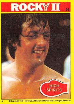 1979 Topps Rocky II #98 High Spirits Front