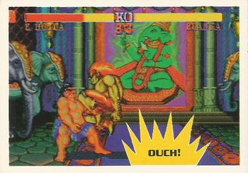1993 Topps Street Fighter II #6 Ouch! Front