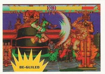 1993 Topps Street Fighter II #38 Be-Guiled Front