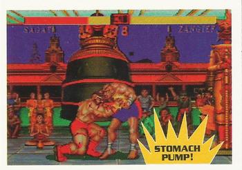 1993 Topps Street Fighter II #39 Stomach Pump! Front