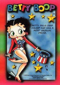 1995 Krome Betty Boop Series One - Premier Edition #21 Betty falls deep asleep and has a m Back
