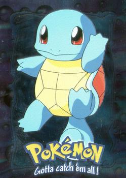 1999 Topps Pokemon the First Movie - Foil (Blue Topps Logo) #E7 #07 Squirtle - Stage 1 Front