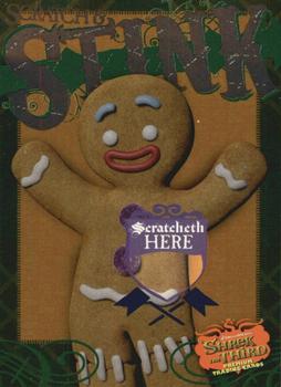 2007 Inkworks Shrek the Third - Scratch & Stink Gold #SH-5 Gingy Front