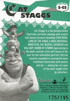 2007 Inkworks Shrek the Third - Artist Sketches #S-CS Cat Staggs Back