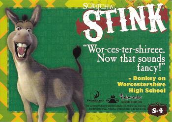2007 Inkworks Shrek the Third - Scratch & Stink Green #S-4 Donkey Back