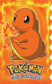 1999 Topps Pokemon the First Movie - Evolution Die Cuts (Blue Topps Logo) #4 #04 Charmander - Stage 1 Front