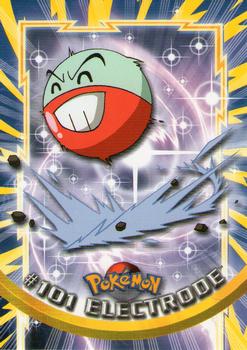 2000 Topps Pokemon TV Animation Edition Series 2 #101 Electrode Front