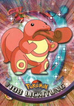 2000 Topps Pokemon TV Animation Edition Series 2 #108 Lickitung Front