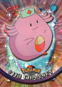 2000 Topps Pokemon TV Animation Edition Series 2 #113 Chansey Front