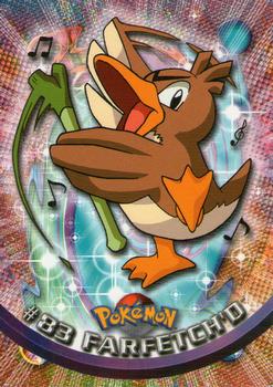 2000 Topps Pokemon TV Animation Edition Series 2 #83 Farfetch'd Front