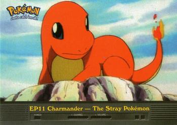 2000 Topps Pokemon TV Animation Edition Series 2 #EP11 Charmander - The Stray Pokémon Front