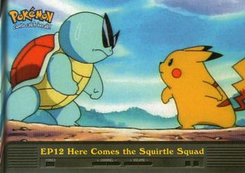 2000 Topps Pokemon TV Animation Edition Series 2 #EP12 Here Comes the Squirtle Squad Front