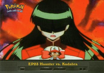 2000 Topps Pokemon TV Animation Edition Series 2 #EP23 Haunter vs. Kadabra Front
