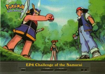 2000 Topps Pokemon TV Animation Edition Series 2 #EP4 Challenge of the Samurai Front