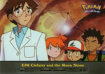 2000 Topps Pokemon TV Animation Edition Series 2 #EP6 Clefairy and the Moon Stone Front