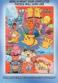 2000 Topps Pokemon TV Animation Edition Series 2 - Animation Stick-Ons #9 Rattata Back