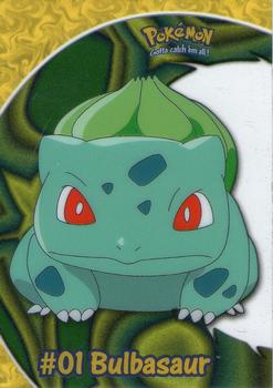 2000 Topps Pokemon TV Animation Edition Series 2 - Clear #PC2 Bulbasaur Front